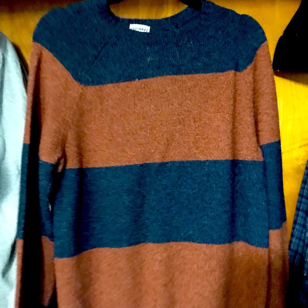 Brown and Blue Sweater